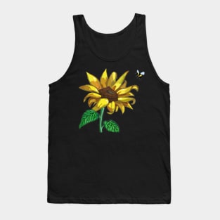 Sunflower and the Bee Tank Top